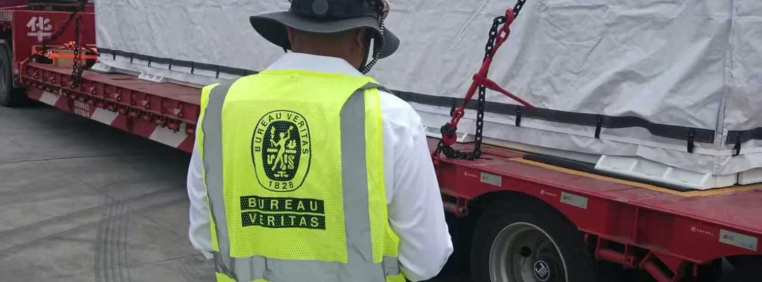 On-site route survey and cargo inspection